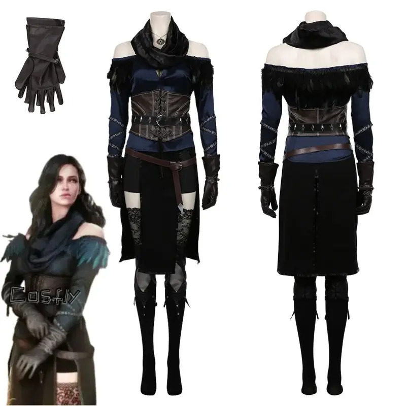 Anime Girl Merchandise - Yennefer Cosplay Fantasia Costume Disguise for